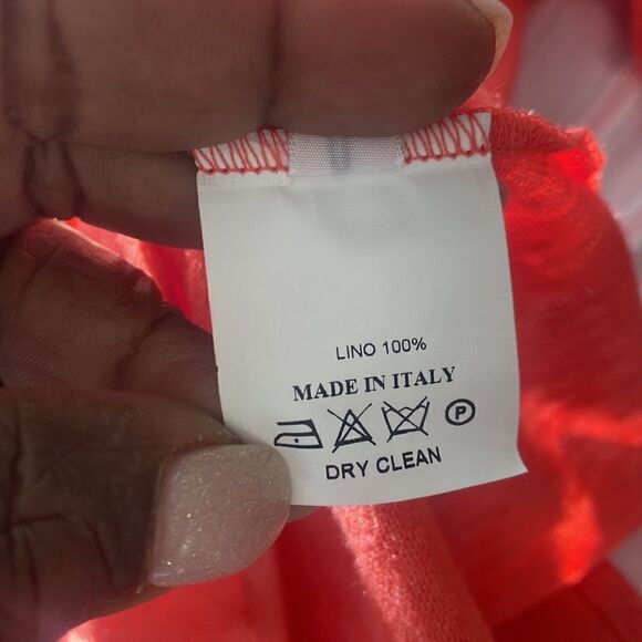 Amina Rubinacci Italian Linen Top 44 - Picture 6 of 7